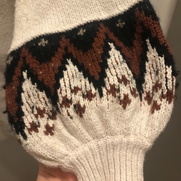 Free People Tunic Mock-neck Bell Sleeve Sweater Fits like a MEDIUM - Picture 5 of 5